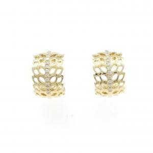 K18YG ダイヤモンド ピアス 0.14CT