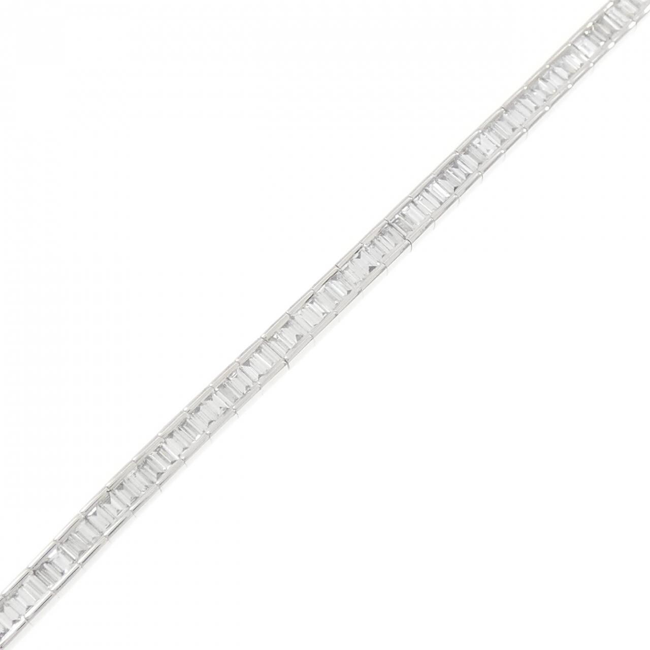 K18WG ダイヤモンド ブレスレット 3.00CT