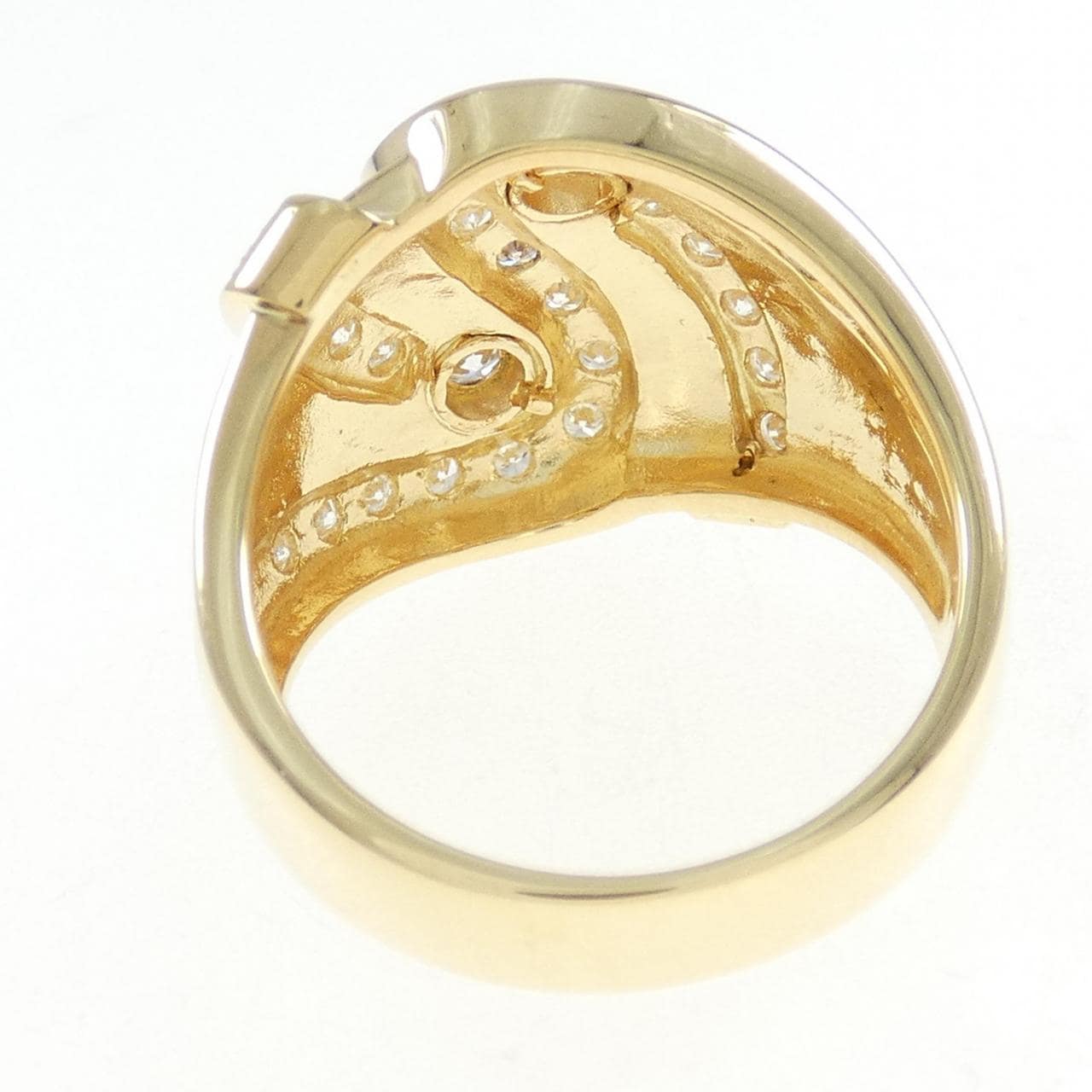 K18YG ダイヤモンド リング 0.71CT