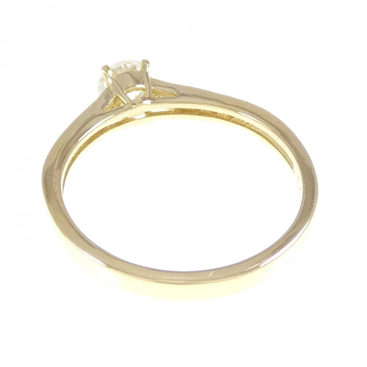 K18YG ダイヤモンド リング 0.368CT