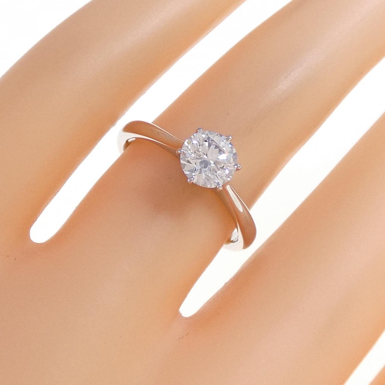 [Remake] PT900 Diamond Ring 0.715CT D SI1 EXT H&C