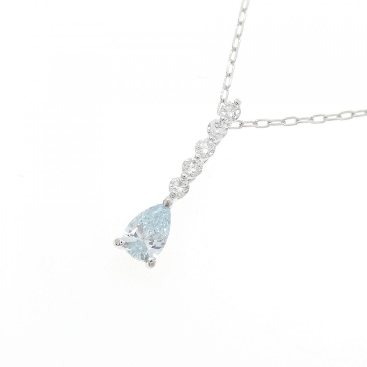 K18WG ダイヤモンド ネックレス 0.305CT