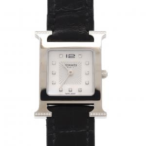 【ノーメンテナンス還元価格】エルメス Hウォッチ/ラグD･11P HH1.238 SS クォーツ