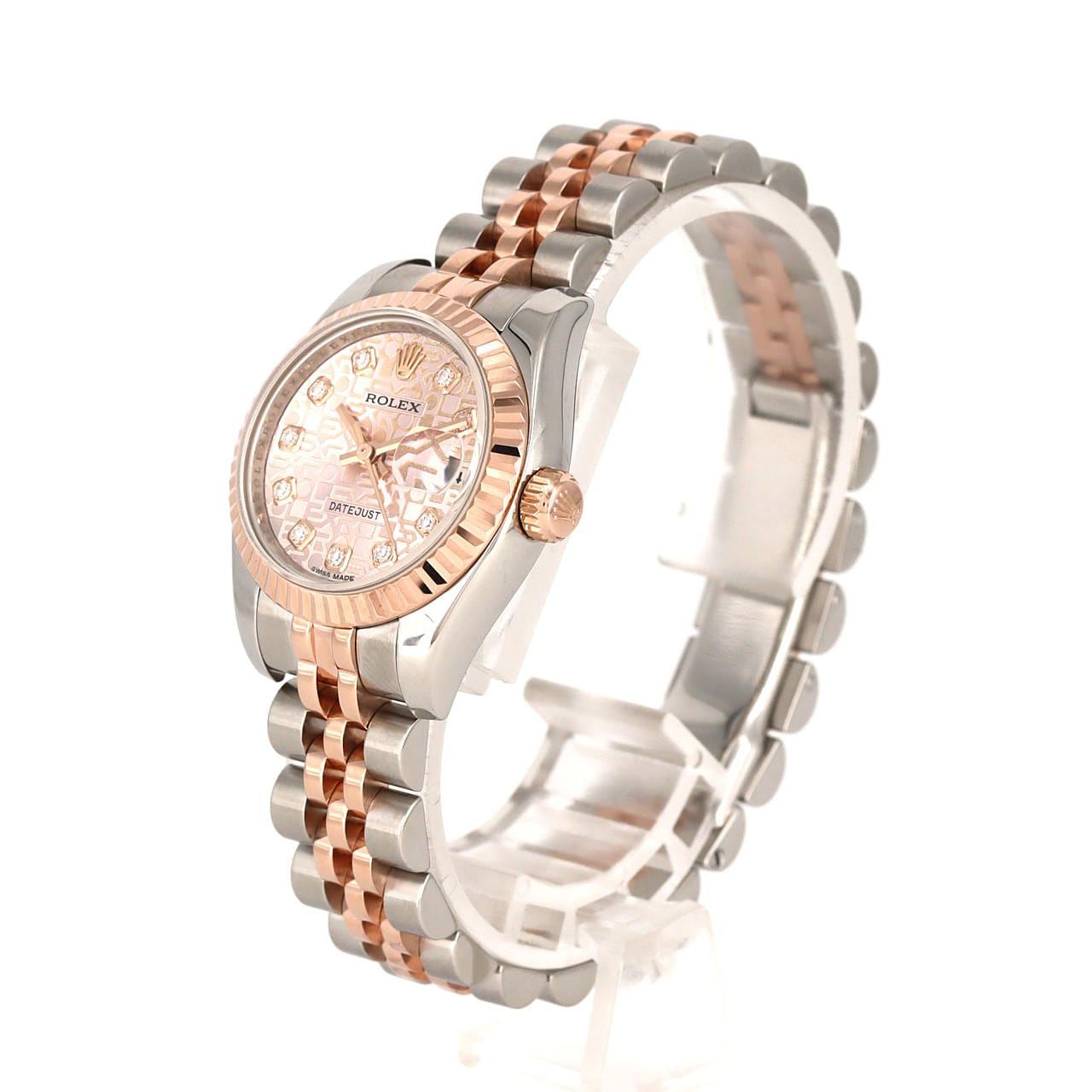 ロレックス デイトジャスト 179171G SSxPG 自動巻 ランダム番