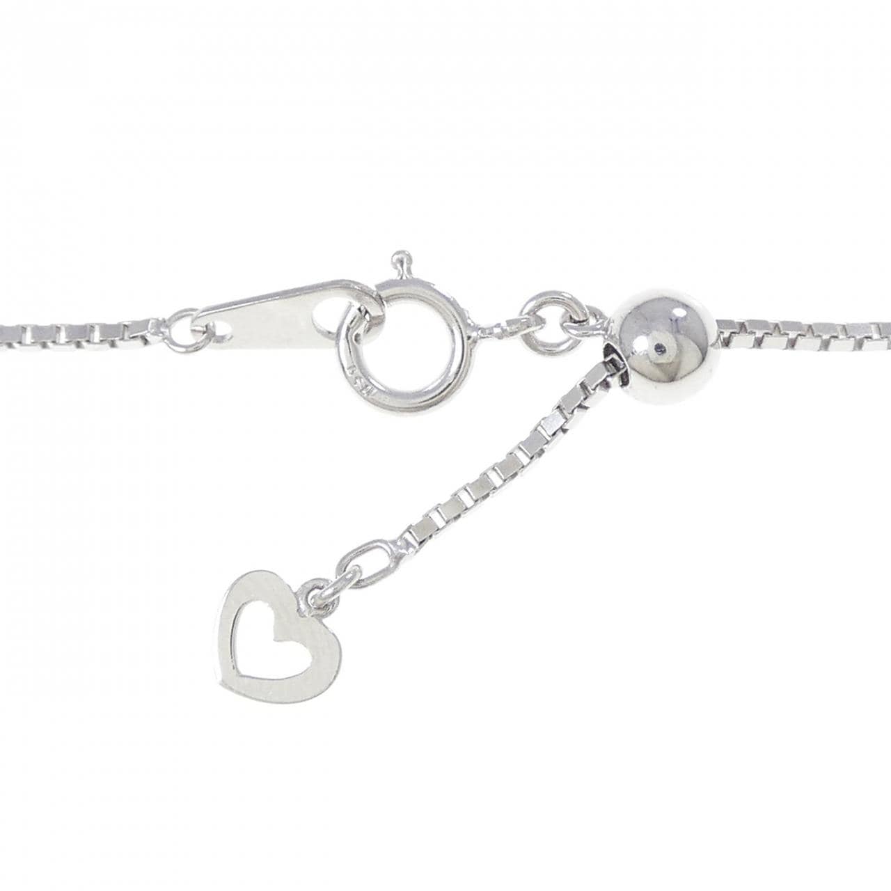 K18WG/750WG サファイヤ ネックレス 0.70CT