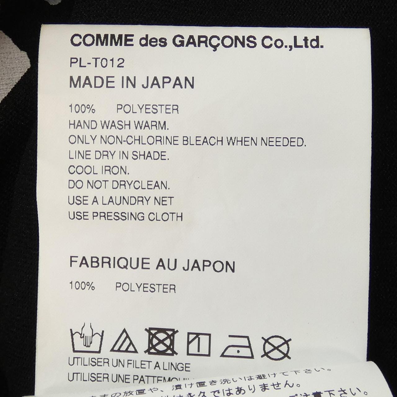 コムデギャルソンオムプリュス COMME des GARCONS HOMME plus PL-T012 Edward Goss トップス