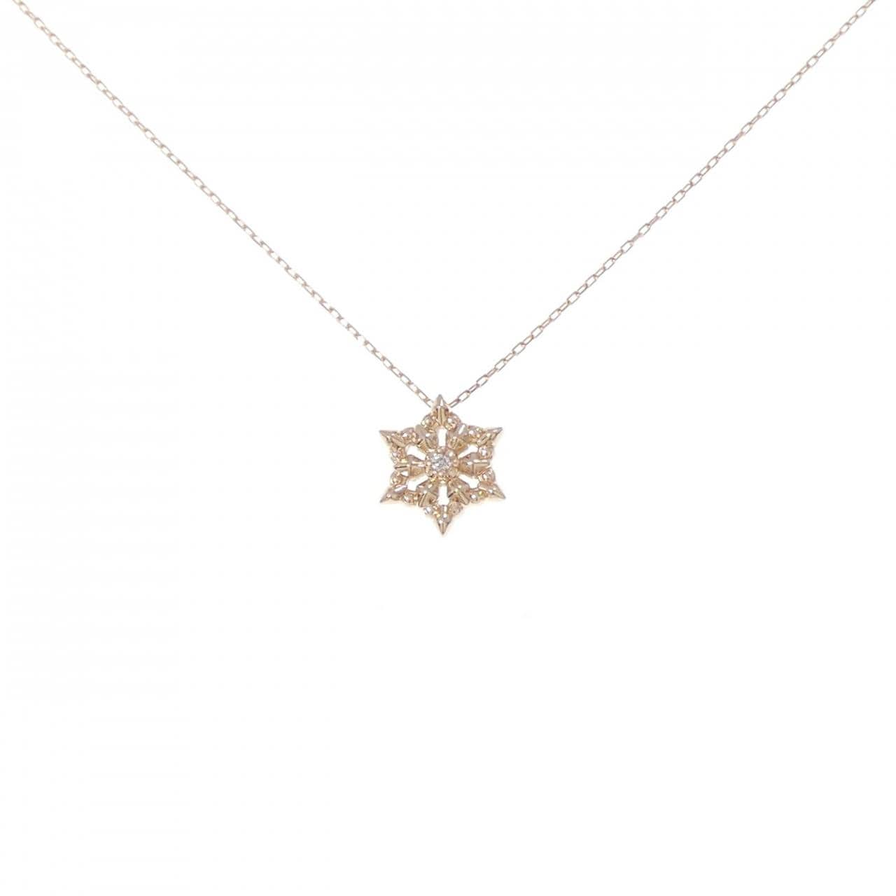 K10PG ダイヤモンド ネックレス 0.01CT