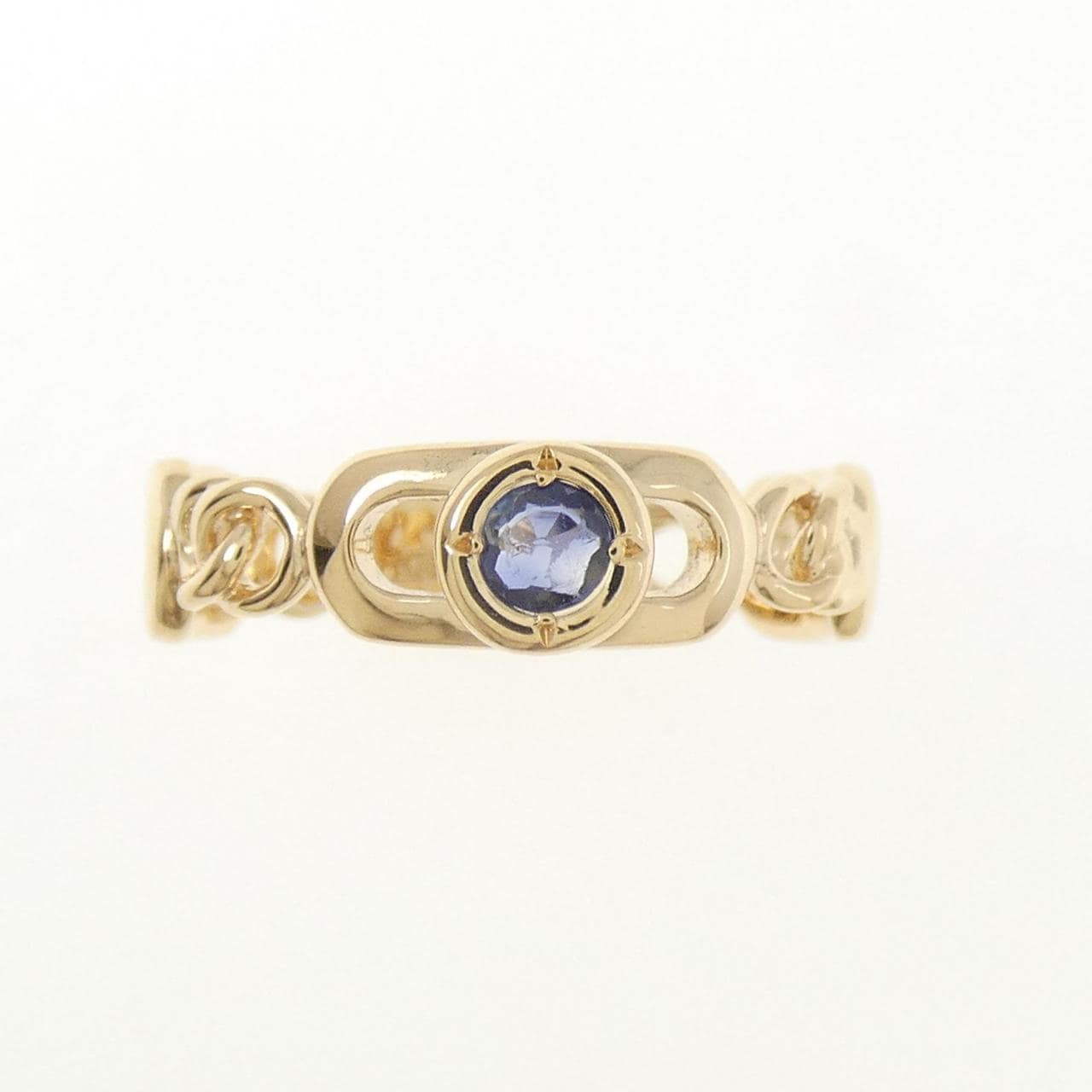 K18YG サファイヤ リング