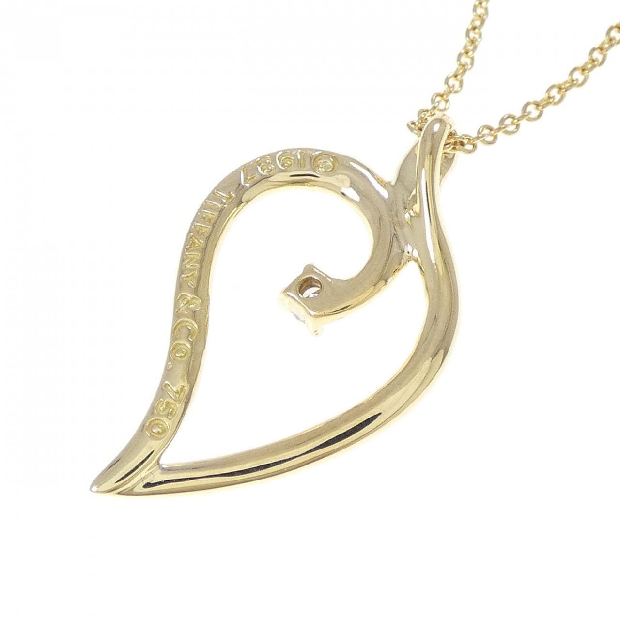 【ヴィンテージ】ティファニー リーフ ネックレス