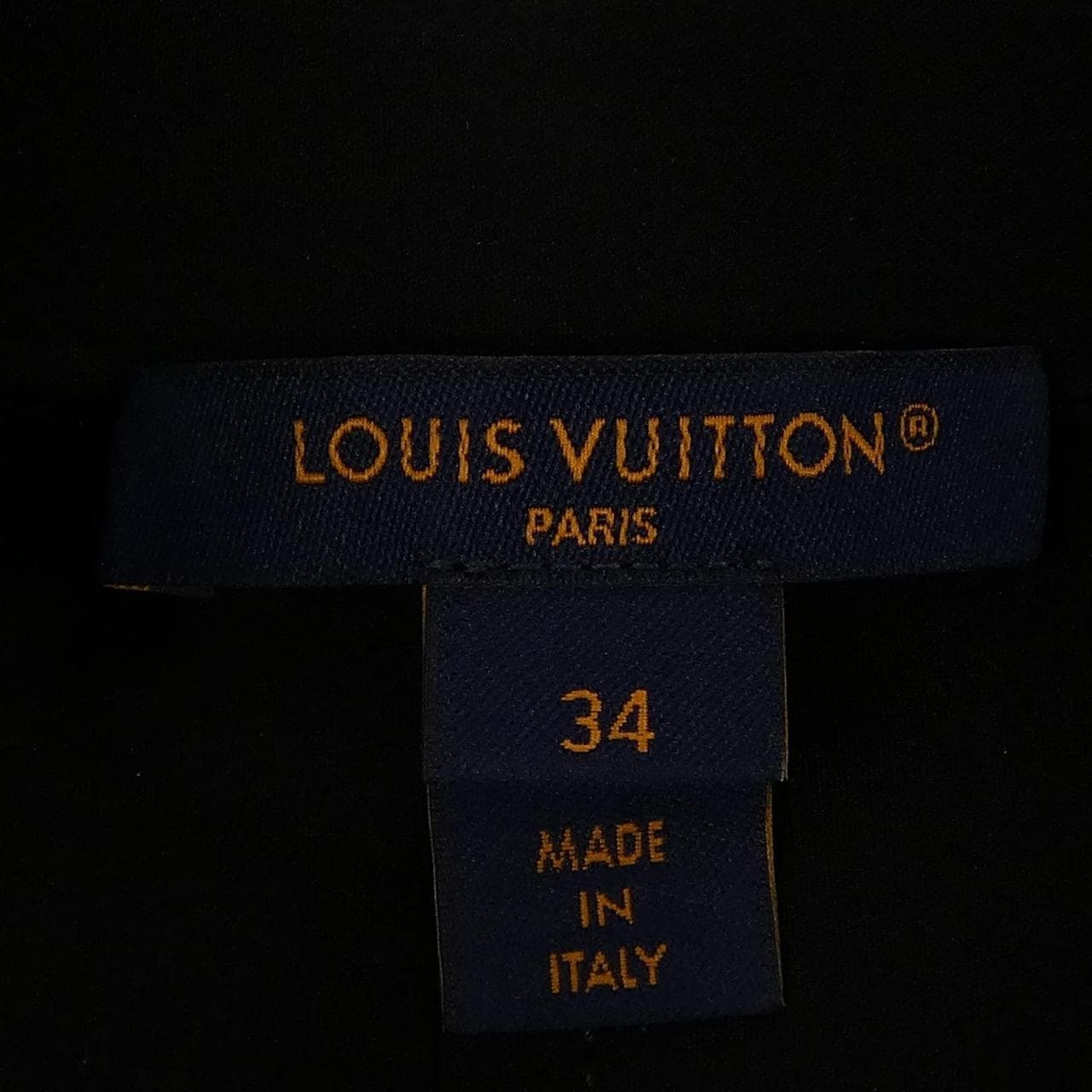 ルイヴィトン LOUIS VUITTON ラッフルトリムロングスリーブテクニカルジャージードレス FUDS12G72 ワンピース