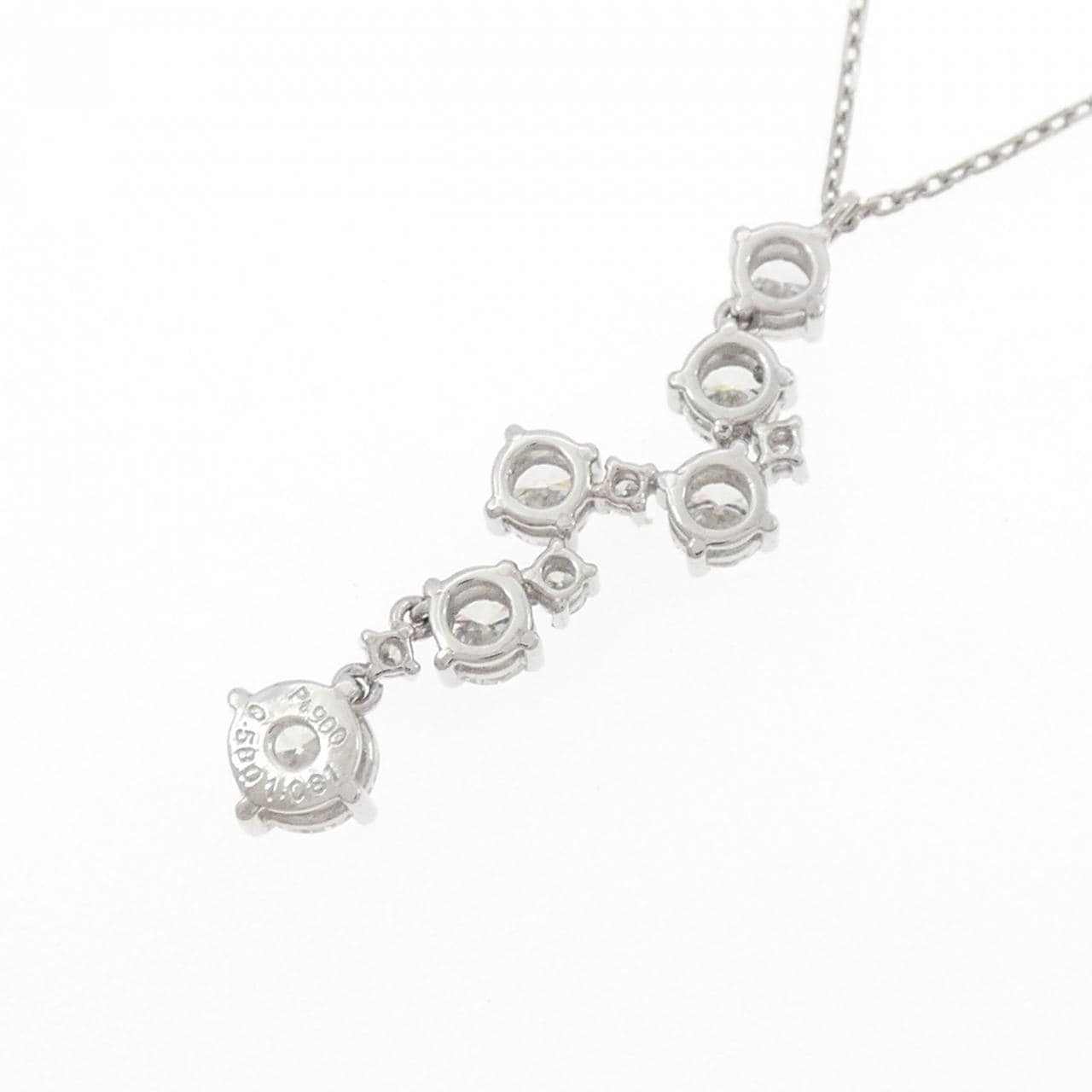 PT900/PT850 ダイヤモンド ネックレス 0.580CT