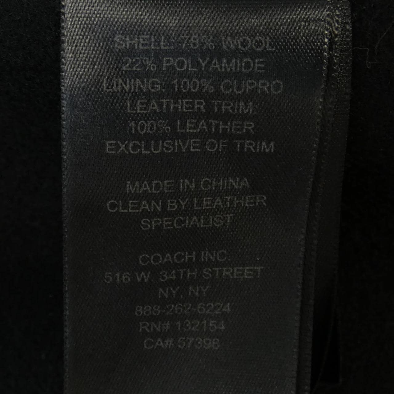 コーチ COACH ダッフルコート