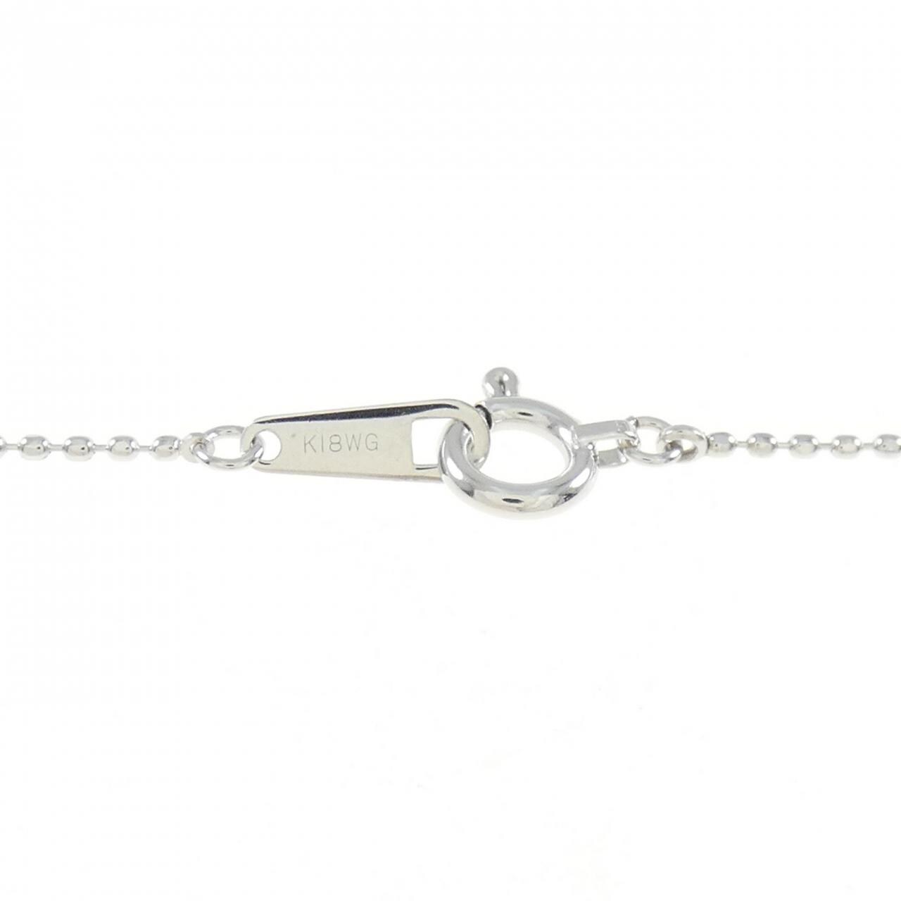 K18WG ダイヤモンド ネックレス 0.03CT