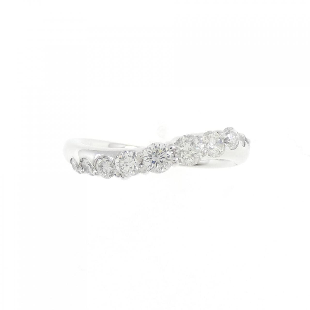 K18WG ダイヤモンド リング 0.50CT
