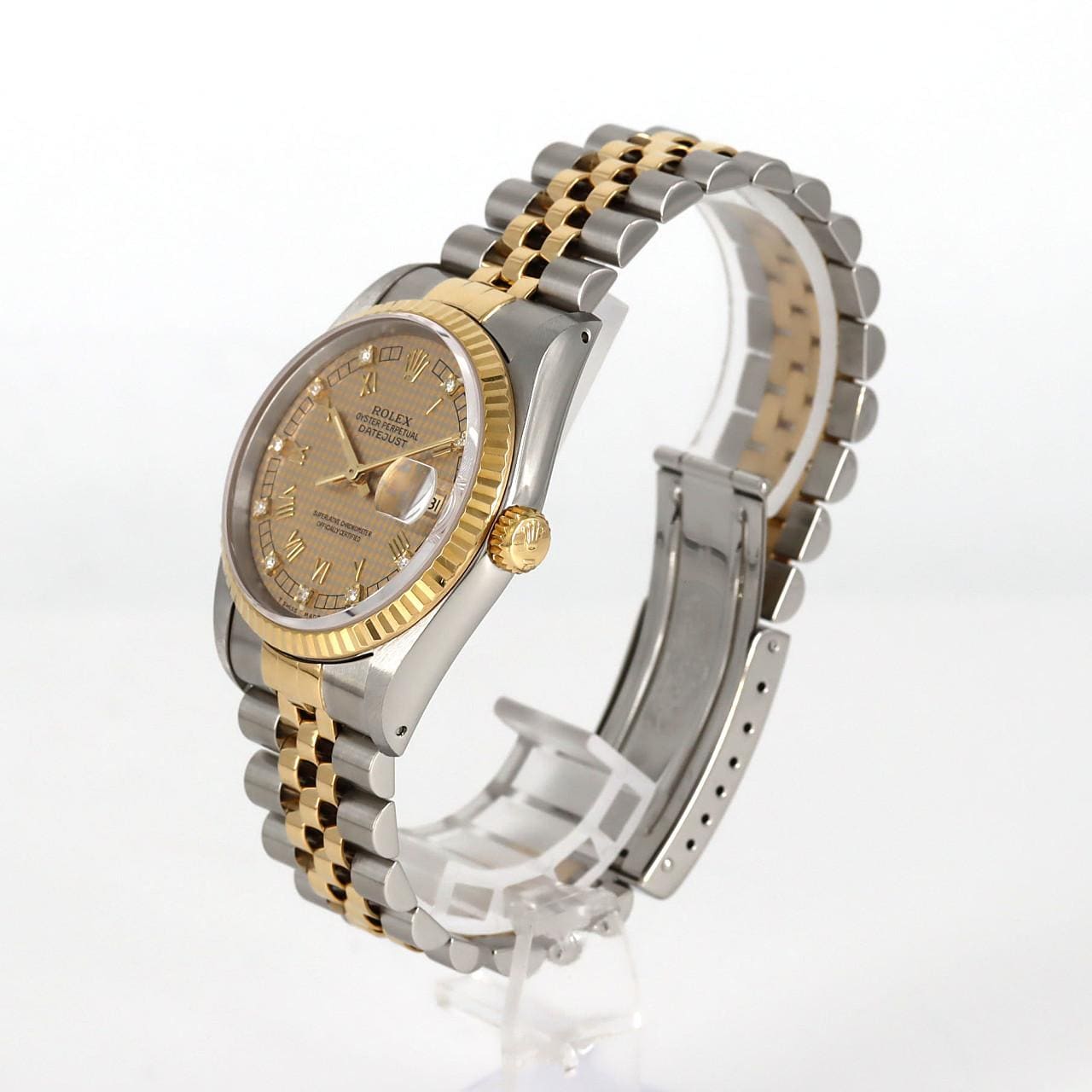 ロレックス デイトジャスト 16233G SSxYG 自動巻 X番