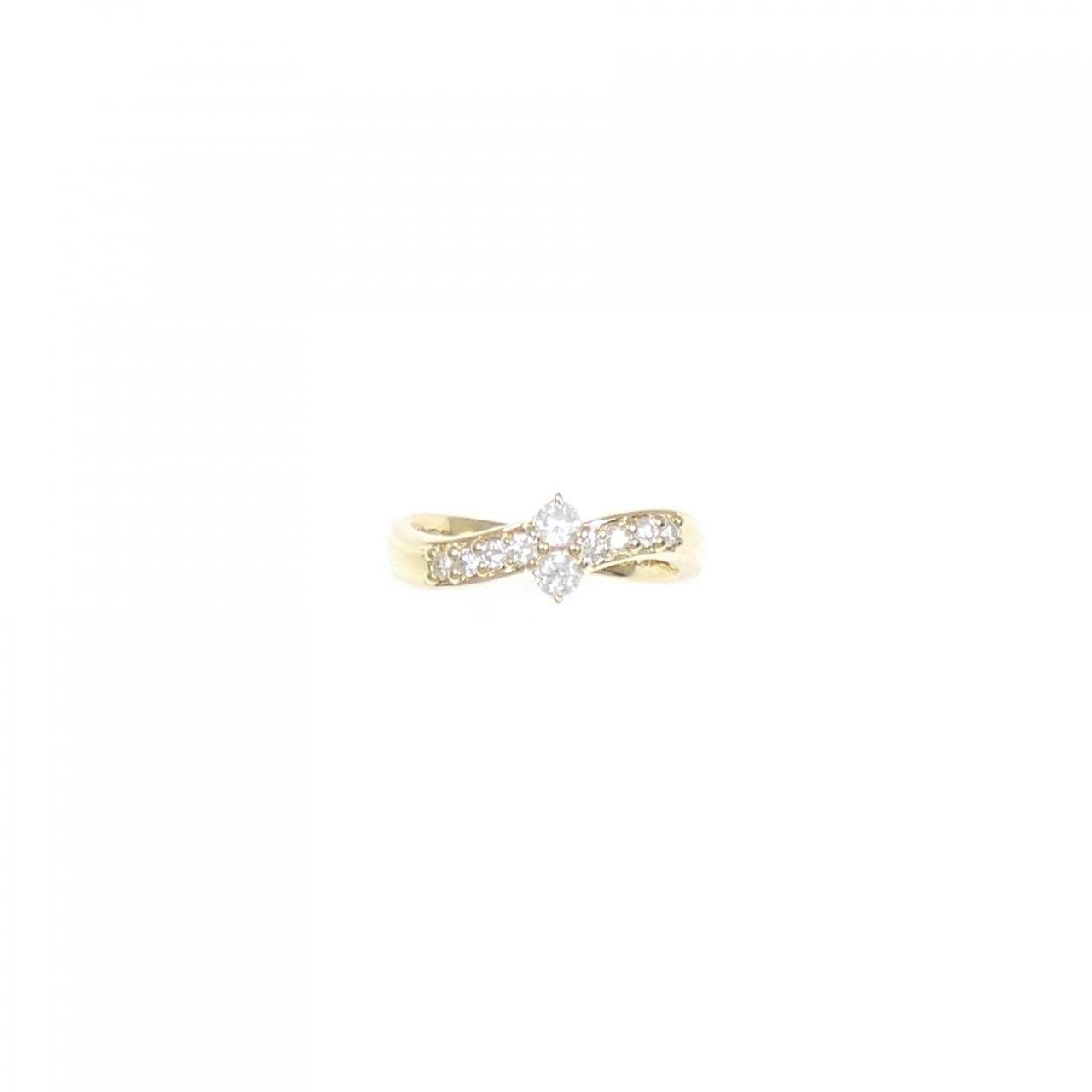 K18YG ダイヤモンド リング 0.31CT