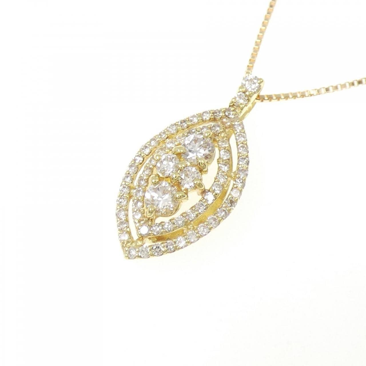 K18YG ダイヤモンド ネックレス 0.60CT