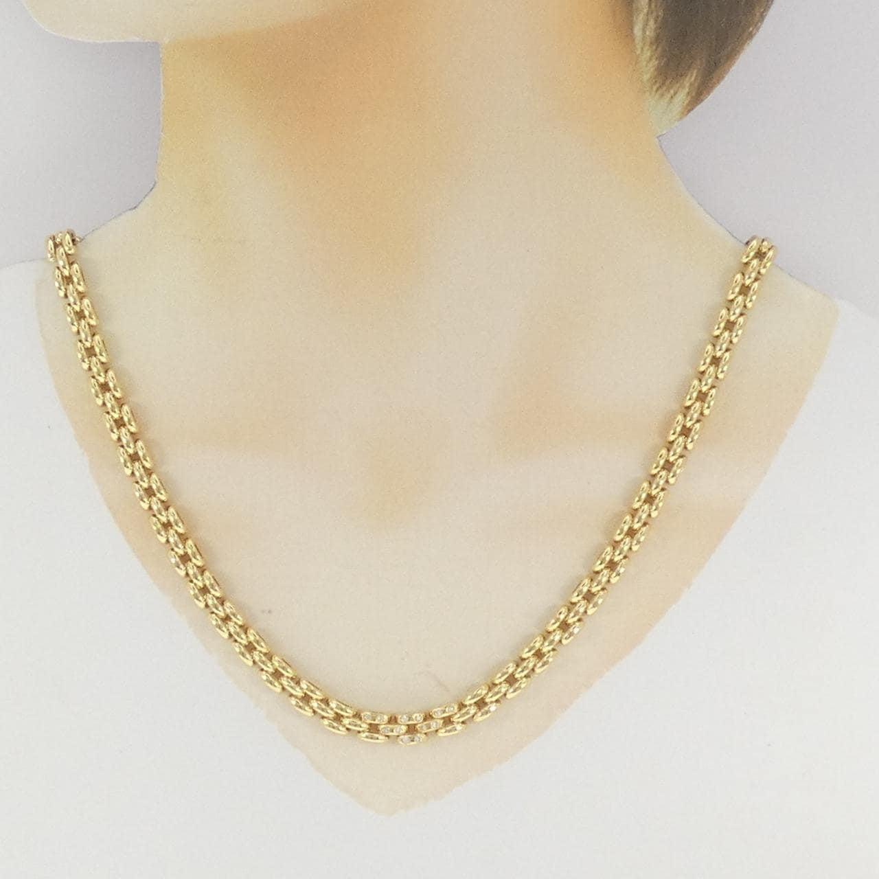 ウノアエレ ダイヤモンド ネックレス 0.12CT