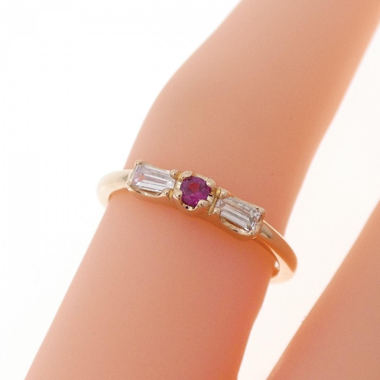 ベルシオラ ルビー ピンキー リング