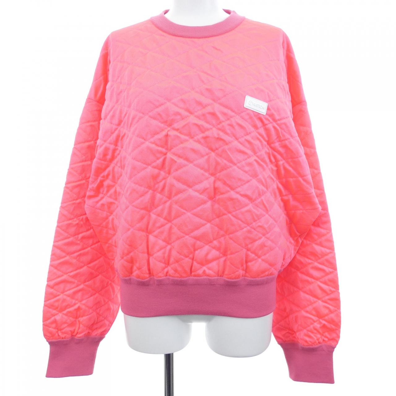 ルイヴィトン LOUIS VUITTON ホットピンクキルテッドプルオーバー FNKL06PT9 トップス