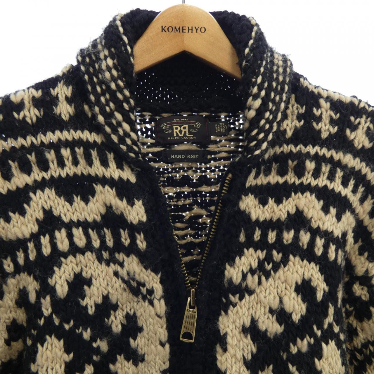 ダブルアールエル RRL カーディガン