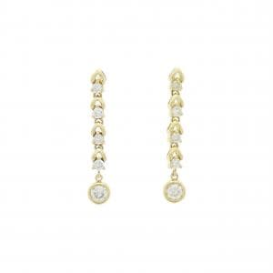 K18YG/18KYG ダイヤモンド ピアス