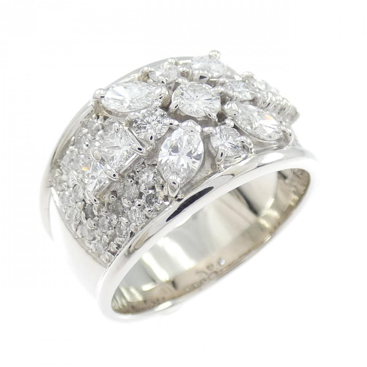 PT900 ダイヤモンド リング 1.37CT