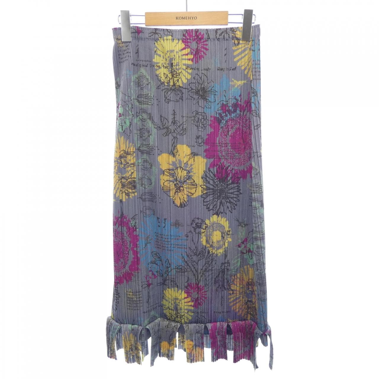 プリーツプリーズ PLEATS PLEASE 2007 フラワー PP71-JG785 7562045 スカート