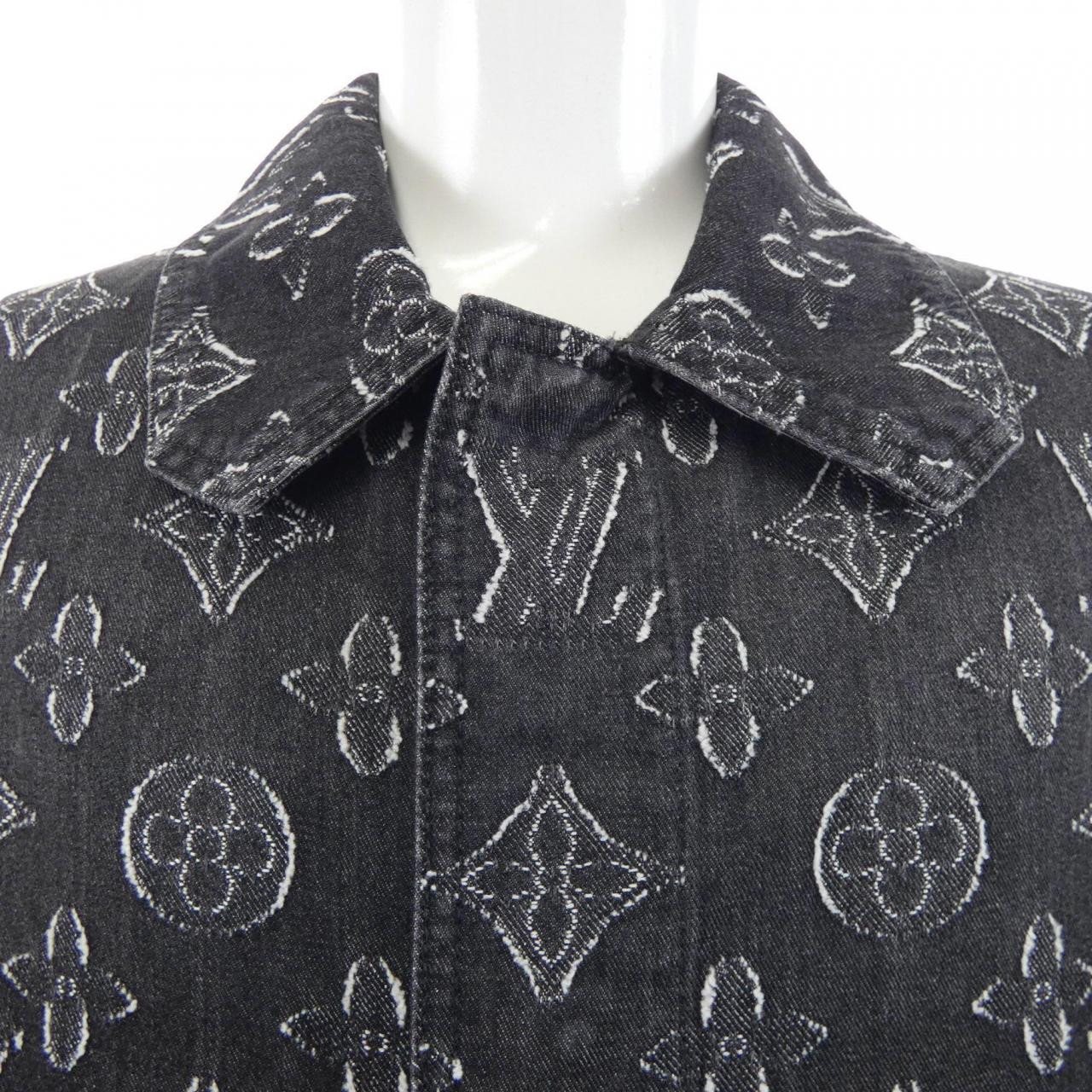 ルイヴィトン LOUIS VUITTON モノグラムショートスリーブシャンブレーシャツ HPS73WARS S／Sシャツ