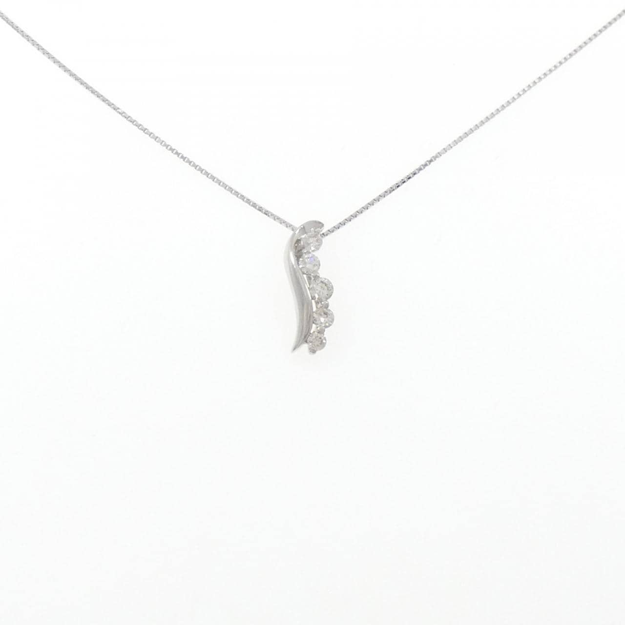 PT ダイヤモンド ネックレス 0.30CT