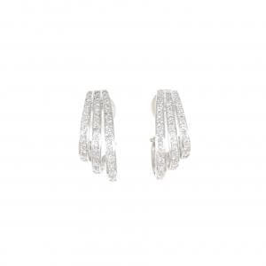 K18WG ダイヤモンド ピアス/イヤリング 0.85CT