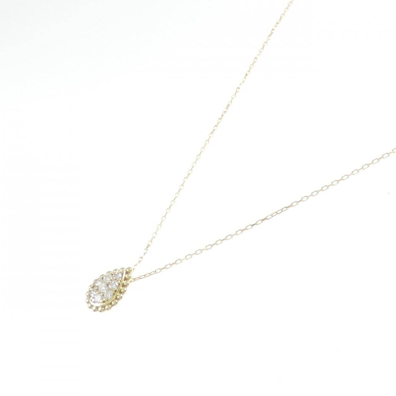 K18YG ダイヤモンド ネックレス 0.20CT