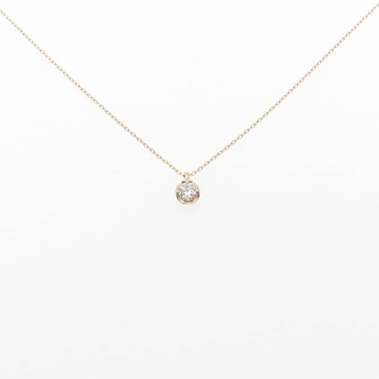 K18YG ダイヤモンド ネックレス 0.10CT