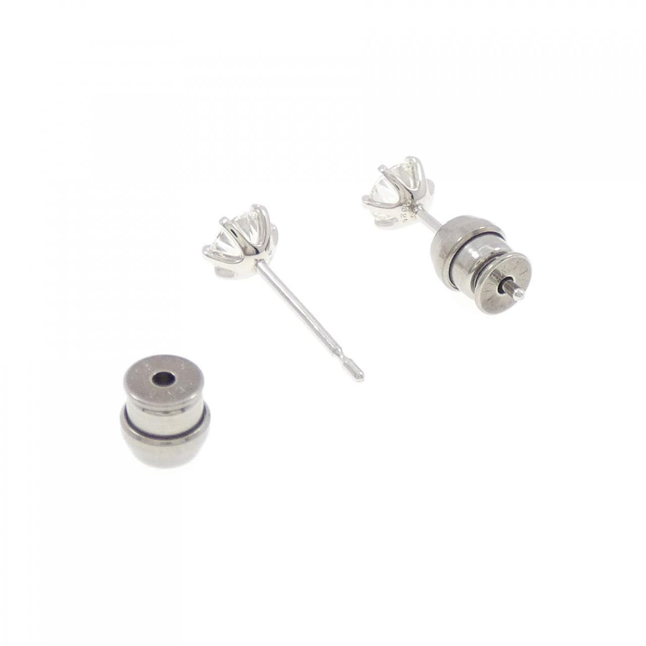 【リメイク】PT/ST ダイヤモンド ピアス 0.304CT 0.320CT E-F VS1 3EXT-EXT H&C