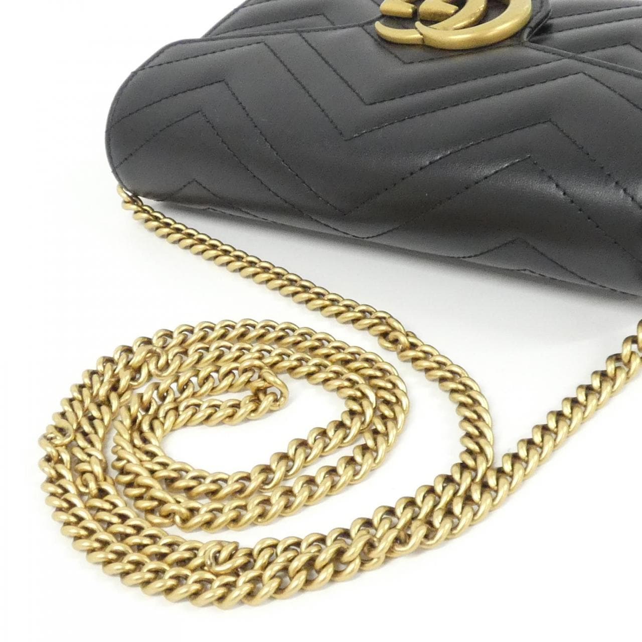 【新品】グッチ GG MARMONT 474575 DTD1T ショルダーバッグ