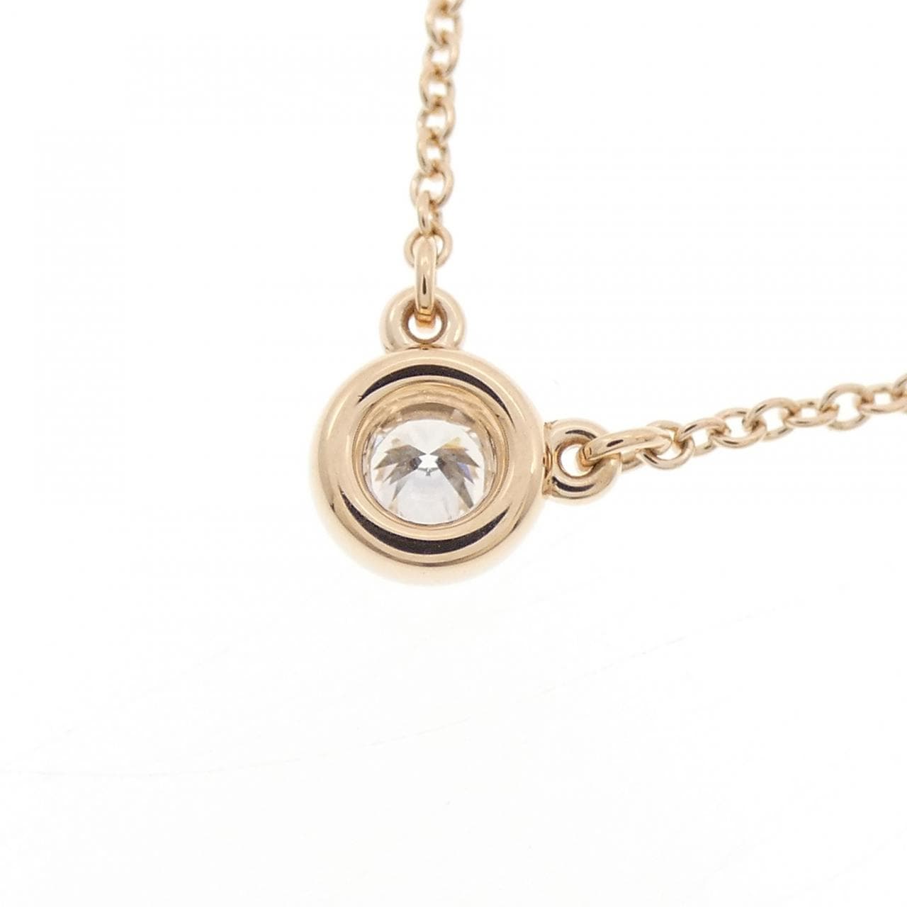 ティファニー バイザヤード ネックレス 0.10CT