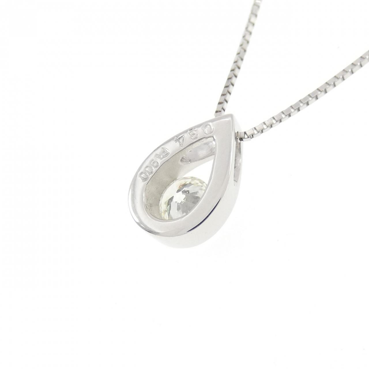 PT900/PT850 ダイヤモンド ネックレス 0.34CT