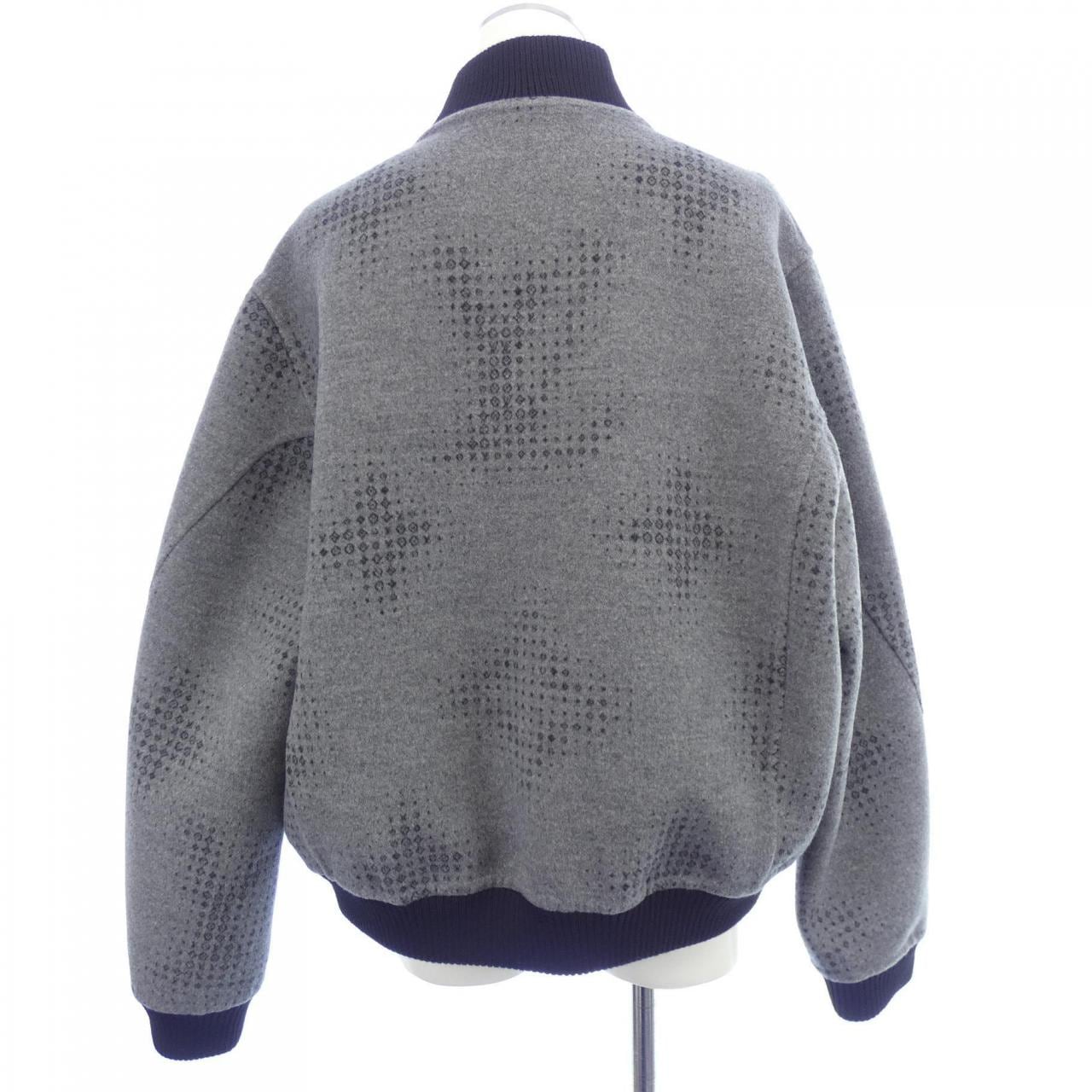 ルイヴィトン LOUIS VUITTON リバーシブルダブルフェイスウールシルクブレンドボンバー HRFB2EDIQ ブルゾン