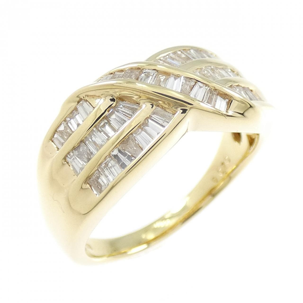 K18YG ダイヤモンド リング 0.70CT