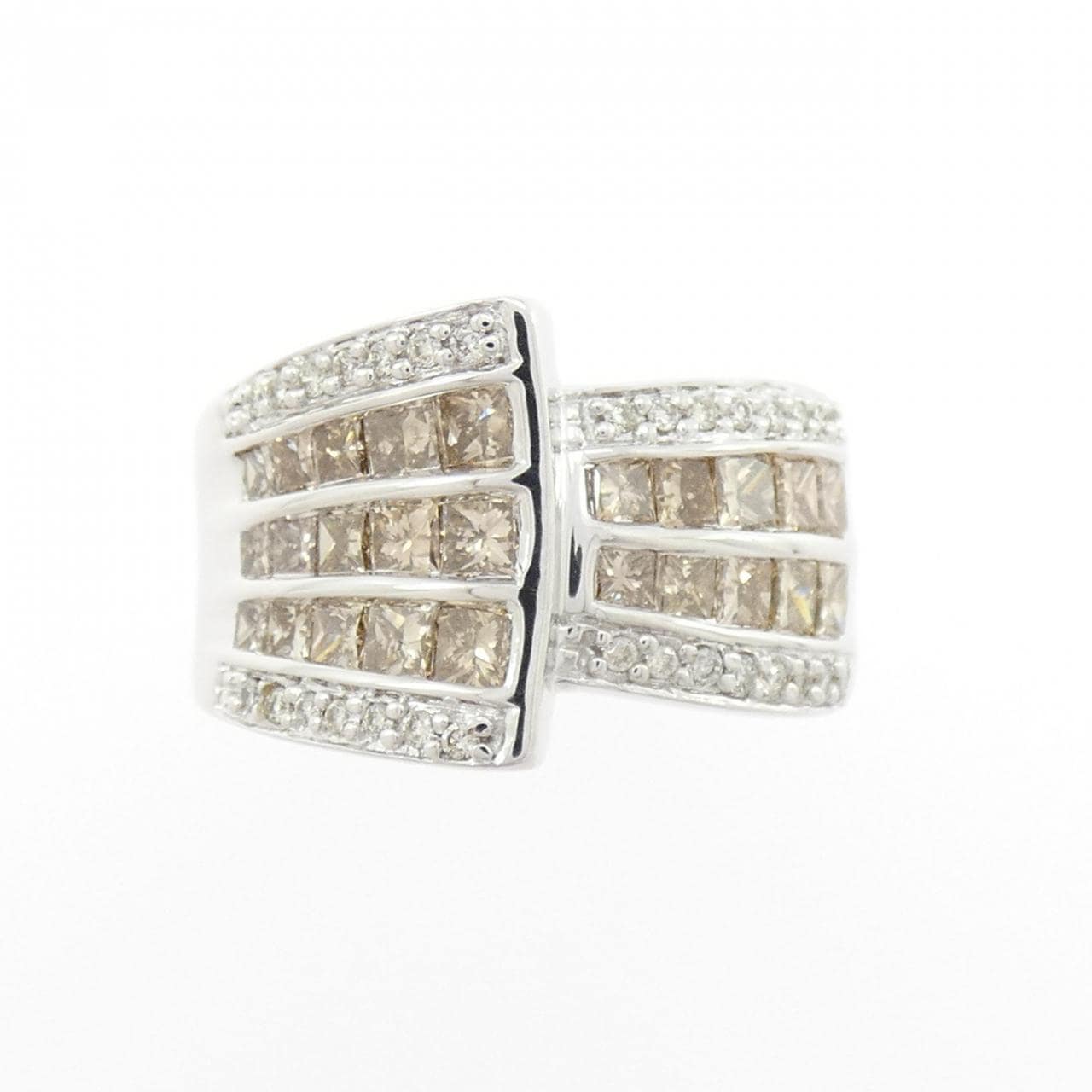 K18WG ダイヤモンド リング 1.25CT