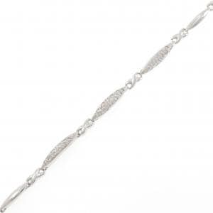 K18WG ダイヤモンド ブレスレット 0.48CT