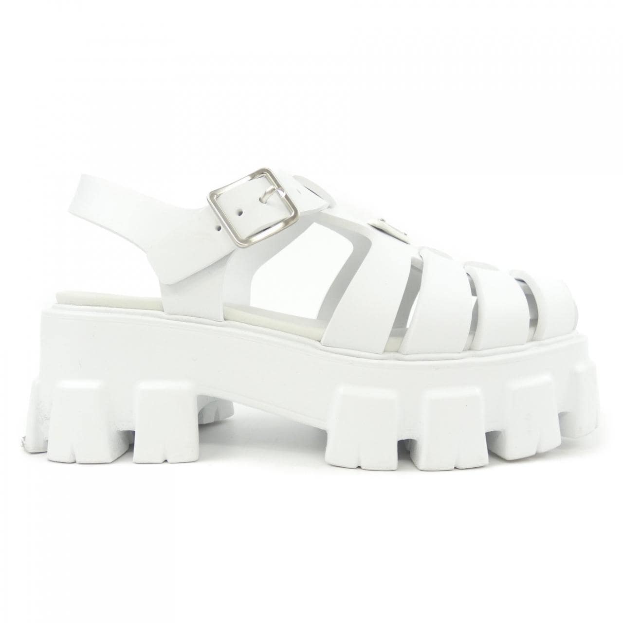 プラダ PRADA トライアングルロゴ モノリス 1X853M フォームラバー サンダル