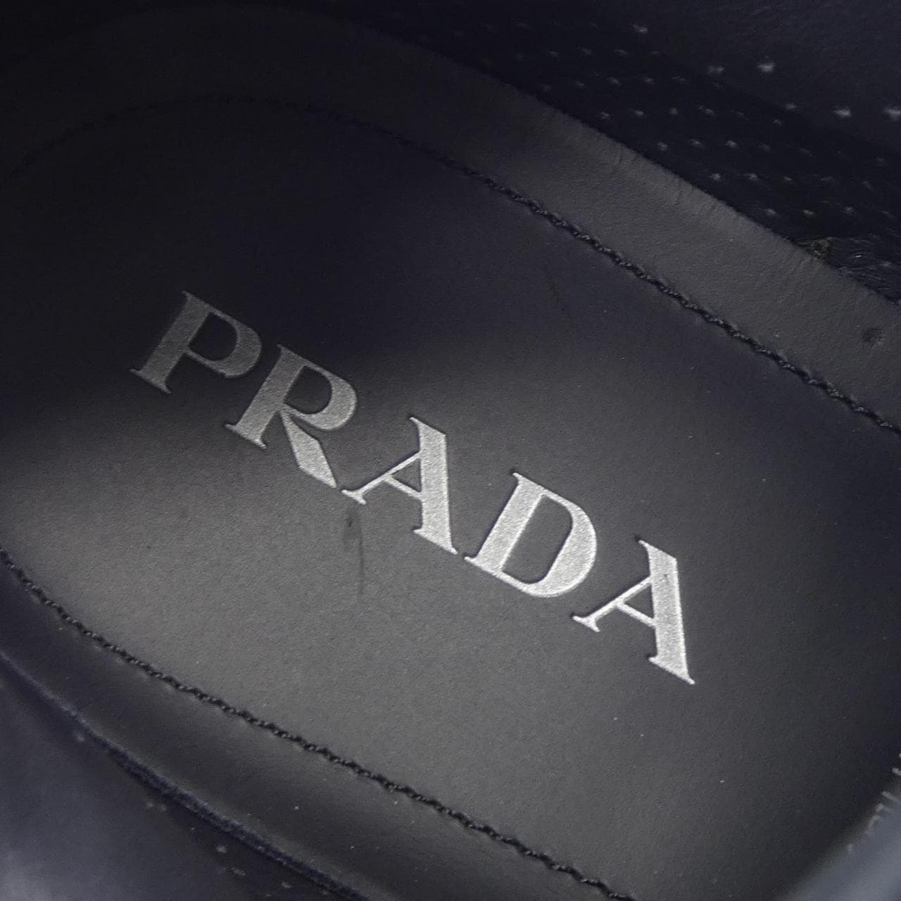 プラダ PRADA ブラッシュドレザースニーカー 2EE369 トライアングルロゴ スニーカー