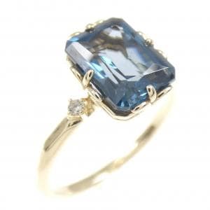 K10YG ブルートパーズ リング