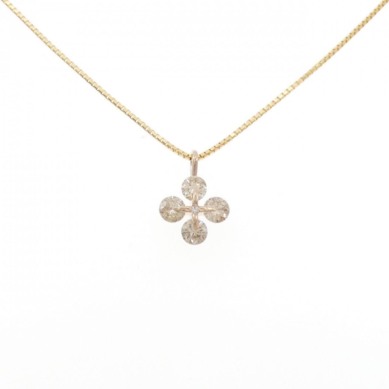 K18PG/K18YG ダイヤモンド ネックレス 1.50CT
