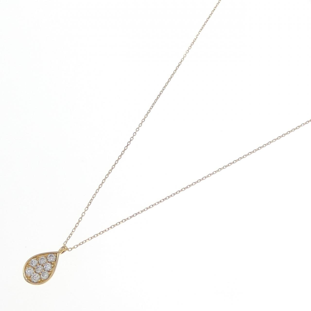K18YG ダイヤモンド ネックレス 0.15CT