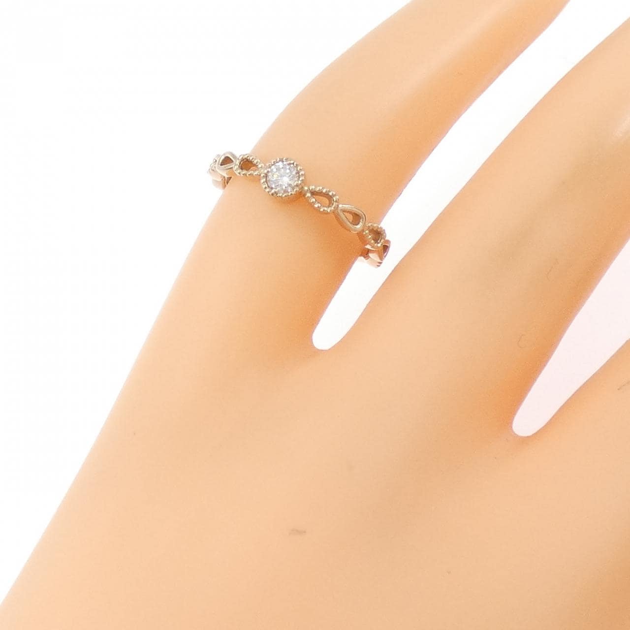 カサハラ マスミ ピンキーリング 0.07CT