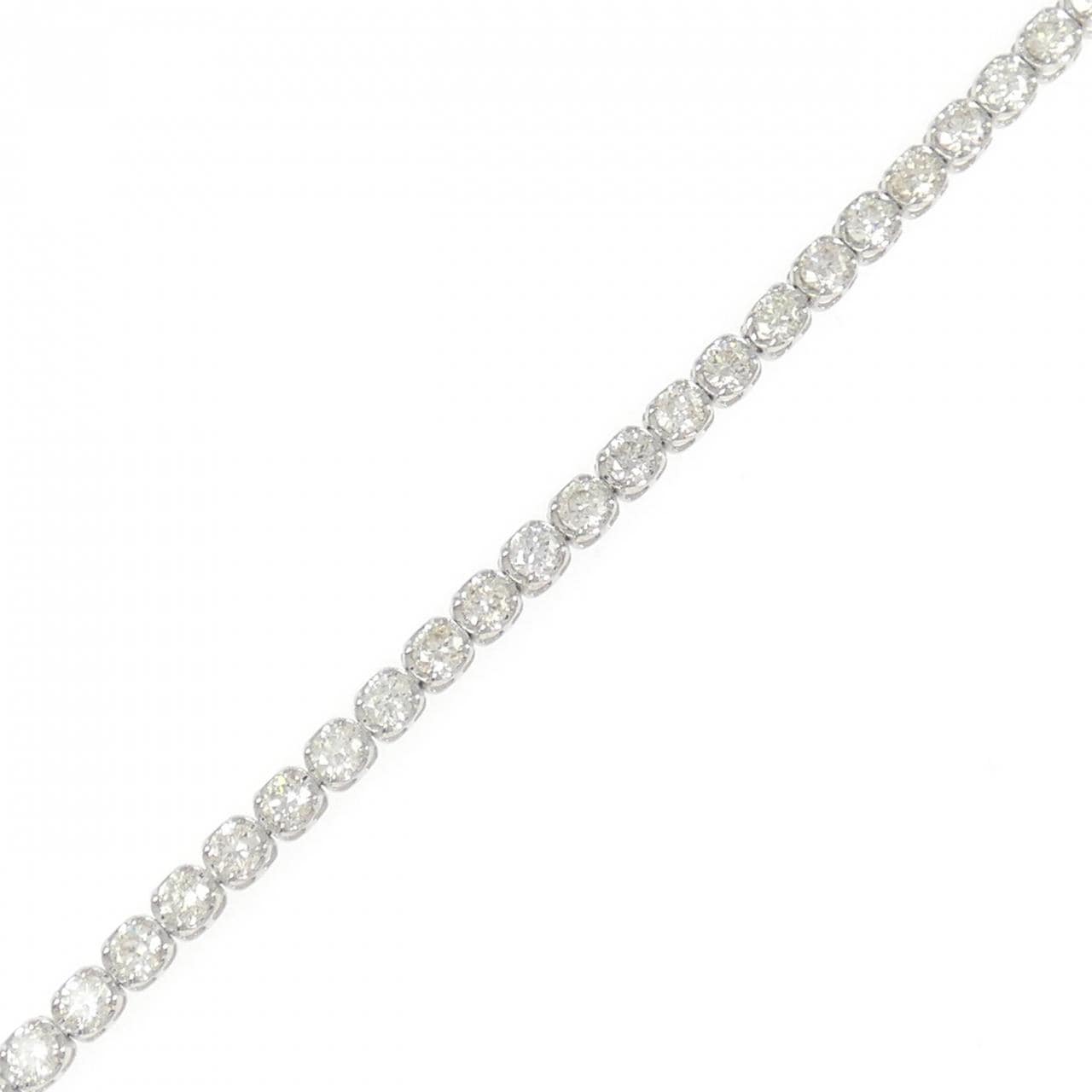 K18WG ダイヤモンド ブレスレット 2.00CT