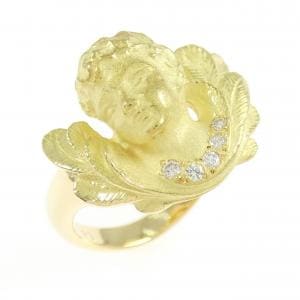 K18YG ダイヤモンド リング 0.05CT