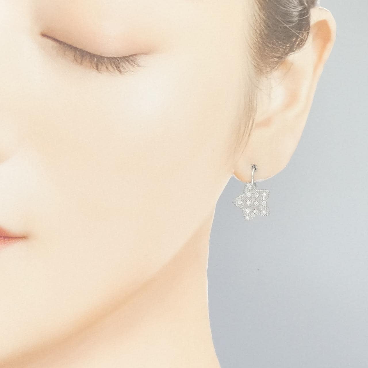 ポンテヴェキオ ダイヤモンド ピアス 0.25CT